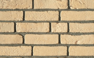 Кирпич облицовочный ручной формовки Terca Agora Wit Ivoor (50mm Old Ivory), 210*100*50 мм