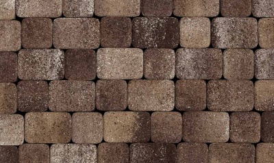 Плитка тротуарная ВЫБОР Классико 1КО.6 M, гладкий Листопад Хаски бело-бежево-коричневый гладкий (в комплекте 2 камня)