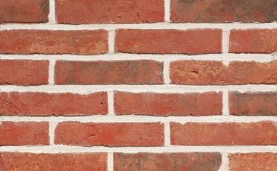 Кирпич облицовочный ручной формовки Terca Olm-Orme (50mm OLDE CHESHIRE RED), 215*102*50 мм