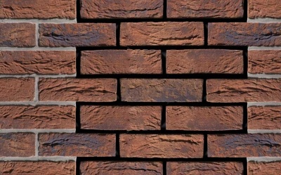 Кирпич ручной формовки ENGELS Limburgs oranje bont, 215*100*65 мм