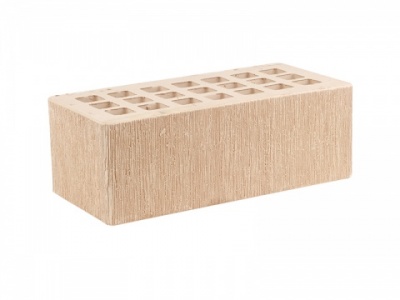 Кирпич Слоновая кость ,1,4 NF Бархат, 250х120х88мм