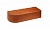 Кирпич облицовочный радиусный полнотелый Terca Red гладкий, 250*85*65 мм