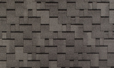 Гибкая черепица TEGOLA Футуро серый, 100*33,7 см