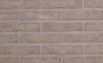 Кирпич облицовочный ручной формовки Terca Agora Agaat Grijs (65mm Forum Smoked Branco), 210*100*65 мм