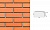 Кирпич клинкерный полнотелый LHL Klinkier i AKA (CRH) OCHRA фасонный QW1, 250*120*65 мм