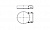 Настенный хомут SCHIEDEL PERMETER 25 раздвижной серый, D 150/200 мм