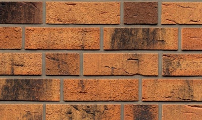 Кирпич клинкерный пустотелый Feldhaus Klinker K286 nolani rustico carbo гладкий, 240*90*71 мм