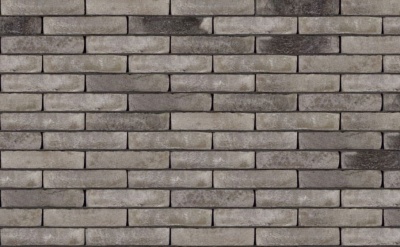 Кирпич облицовочный ручной формовки Terca Grijs-Zwart (Pagus Grey/Black), 215*102*65 мм