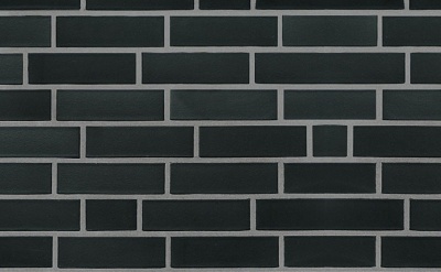 Кирпич клинкерный полнотелый Roben Faro schwarz-nuanciert гладкий, 240*115*52 мм