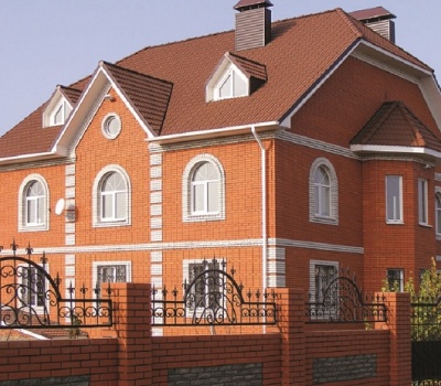 Кирпич Красный ,1 NF Гладкий, 250х120х65мм