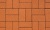 Плитка тротуарная ВЫБОР ЛА-Линия 2П.8, Гранит оранжевый, 200*100*80 мм