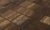 Плитка тротуарная BRAER Домино Color Mix "Каштан" 120/160*60 мм