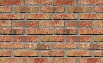 Кирпич облицовочный ручной формовки Terca Verda (50mm OLD YORK BLEND), 210*100*50 мм