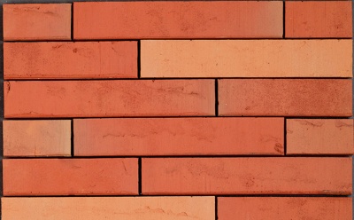 Кирпич облицовочный ручной формовки Terca Linnaeus Tilia (light red), 288*88*48 мм