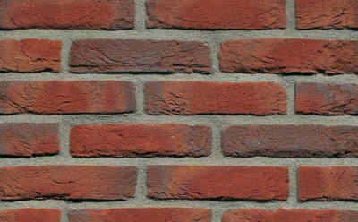 Кирпич облицовочный ручной формовки Terca Heukelom (50mm STRAUSS RED MULTI), 210*100*50 мм