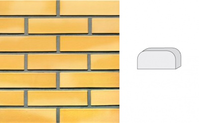 Кирпич клинкерный полнотелый LHL Klinkier i AKA (CRH) SAHARA CIENIOWANY фасонный QW2, 250*120*65 мм