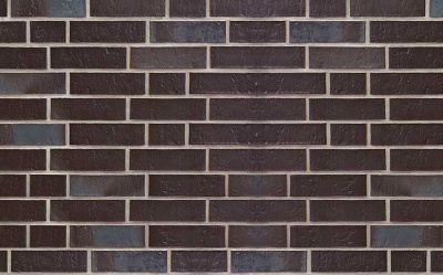 Кирпич клинкерный пустотелый ABC 5950 Dresden schwarz-blau-bunt рельефный, 240*90*71 мм