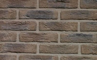 Кирпич облицовочный ручной формовки Terca Tegelen Metal Nobium (HV_Nobium_WF), 210*100*50 мм
