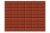 Плитка тротуарная BRAER Прямоугольник красный, 200*100*40 мм