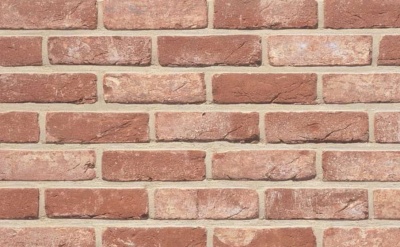 Кирпич облицовочный ручной формовки Terca Arlington Red (65mm Arlington Red FULL BRICK), 215*102*65 мм