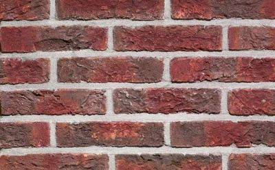 Кирпич облицовочный ручной формовки Terca Blauw-Rood Genuanceerd (65mm JACOBEAN BLUE/RED MULTI), 215*100*65 мм