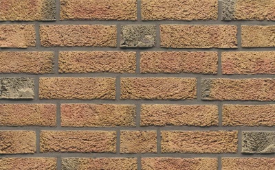 Кирпич ручной формовки Muhr Nr 4, Gelbbroze-bunt geflammt, 210*45*65 мм
