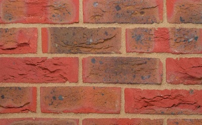 Кирпич облицовочный ручной формовки Terca Sussex Red (65mm Sussex Red HV EF), 215*100*65 мм
